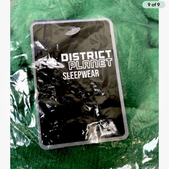 Green Dinosaur Hooded Fleece Cover Up, Robe XS (4-5) NEW - Picture 9 of 9